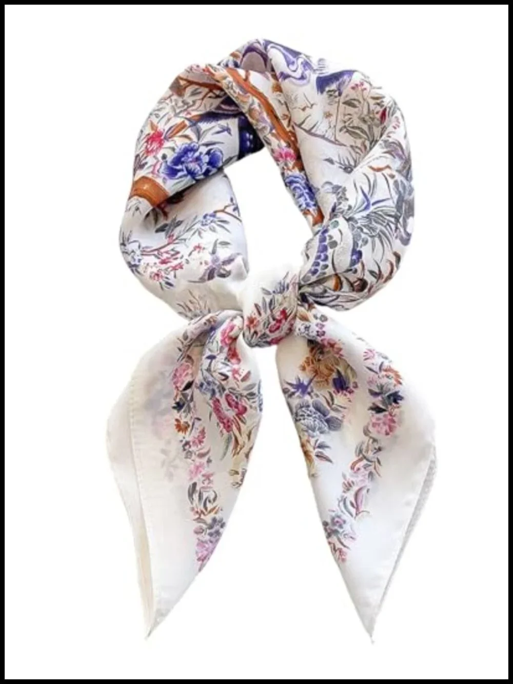 Satin Bandana Head Scarf for Women Fashion Wrap Lightweight Silk Scarf Accessory